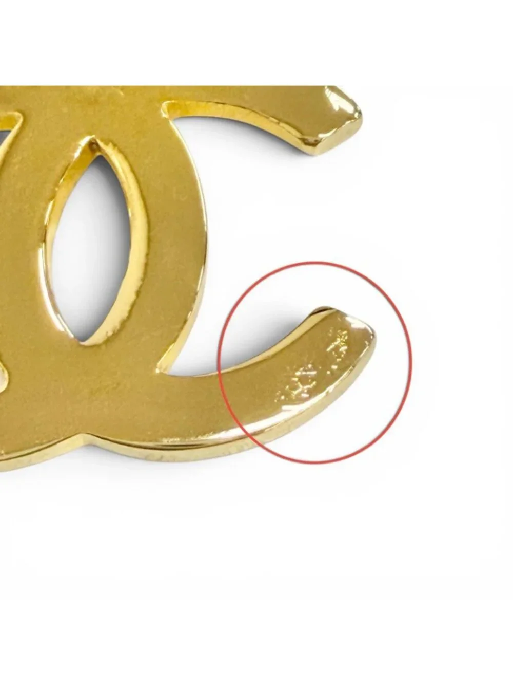 Chanel Vintage Leather Chain Belt with CC Logo Charm Gold Black Recommended